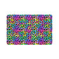 Bespattered Facade Candy Coated Neon Leopard Pet Food Mat