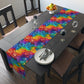 Bespattered Facade Rainbow Swirls Table Runner (2 sizes)