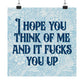 Bespattered Facade "Think of Me" Giclée Archival Matte Paper Prints
