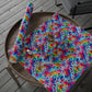 Bespattered Facade Colorful Animal Print Wrapping Paper | Three Sizes | Glossy or Matte
