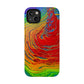 Bespattered Facade Rainbow Vortex Impact-Resistant Case