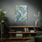 Bespattered Facade Fluid Art Abstract Painting Stretched Matte Canvas Art Prints | Multiple Sizes