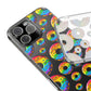 Bespattered Facade Rainbow Sprinkle Donut Clear Case