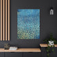 Bespattered Facade Fluid Art Abstract Painting Stretched Matte Canvas Art Prints | Multiple Sizes