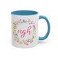 Bespattered Facade Pastel Floral Ugh Mug | Five Colors | 11oz