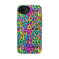 Bespattered Facade Candy Coated Neon Leopard Impact-Resistant Case