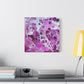 Bespattered Facade Fluid Art Abstract Painting Stretched Matte Canvas Art Prints | Multiple Sizes
