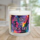 Bespattered Facade Semi-Motivational Glass Candle – "Be Nice or F*ck Off" (11oz)