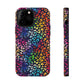 Bespattered Facade Rainbow Paint Splatter Leopard Impact-Resistant Case