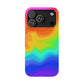 Bespattered Facade Rainbow Heat Map Snap Case