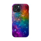 Bespattered Facade Rainbow Universe Impact-Resistant Case