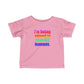 Bespattered Facade Love All Humans Infant Fine Jersey Tee