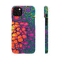 Bespattered Facade Neon Butterfly Snap Case