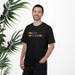 Bespattered Facade Rainbow Unfortunately Straight Colorful LGBTQ+ Pride Premium Unisex Comfort Colors Garment Dyed 100% Cotton T-Shirt