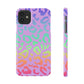 Bespattered Facade Rainbow Leopard Slim Case