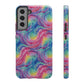 Bespattered Facade Rainbow Nebula Impact-Resistant Case