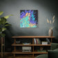 Bespattered Facade Fluid Art Abstract Painting Stretched Matte Canvas Art Prints | Multiple Sizes