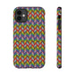 Bespattered Facade Rainbow Chevron Tiles Impact-Resistant Case