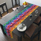Bespattered Facade Rainbow Mosaic Table Runner (2 sizes)
