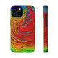 Bespattered Facade Rainbow Vortex Impact-Resistant Case