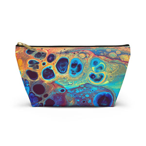 Bespattered Facade Intergalactic Rainbow Accessory Pouch With T-Bottom | 2 Sizes