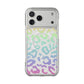 Bespattered Facade Pastel Rainbow Leopard MagSafe Clear Impact Case