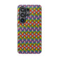Bespattered Facade Rainbow Chevron Tiles Impact-Resistant Case