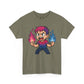 Bi-Furious Cartoon Pride Tee – Unisex Heavy Cotton Shirt for Gamers, Comic Fans & LGBTQ+ Allies