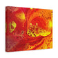 Bespattered Facade Flamin' Hot Stretched Matte Canvas Art Prints | Multiple Sizes