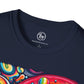 Bespattered Facade Rainbow Tidal Wave Unisex Softstyle T-Shirt