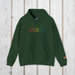 Bespattered Facade Proud Rainbow LGBTQ+ Pride Embroidered Unisex Heavy Blend™ Hooded Sweatshirt