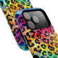 Bespattered Facade Rainbow Watercolor Leopard MagSafe Tough Case