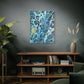 Bespattered Facade Fluid Art Abstract Painting Stretched Matte Canvas Art Prints | Multiple Sizes
