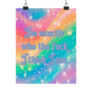 Bespattered Facade "Who I Think I Am" Giclée Archival Matte Paper Prints