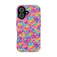 Bespattered Facade Rainbow Graffiti Hearts Impact-Resistant Case