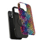 Bespattered Facade Rainbow Paint Splatter Leopard Impact-Resistant Case