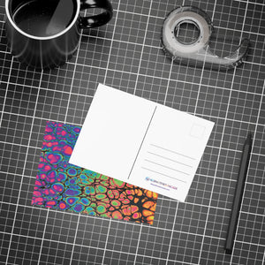 Bespattered Facade Neon Goodness Postcards (no envelopes) | Sets of 10, 30, or 50