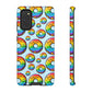 Bespattered Facade Rainbow Sprinkle Donut Tough Case