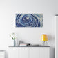 Bespattered Facade Fluid Art Abstract Painting Stretched Matte Canvas Art Prints | Multiple Sizes
