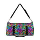 Bespattered Facade Candy Coated Neon Leopard Duffel Bag