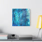 Bespattered Facade Resin Petri Macro Photograph Stretched Matte Canvas Art Prints | Multiple Sizes
