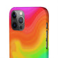 Bespattered Facade Rainbow Heat Map Snap Case