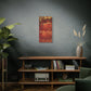 Bespattered Facade Fluid Art Abstract Painting Stretched Matte Canvas Art Prints | Multiple Sizes