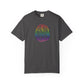 Bespattered Facade Rainbow Brain Line Art Premium Unisex Comfort Colors Garment Dyed 100% Cotton T-Shirt