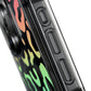 Bespattered Facade Bright Rainbow Leopard MagSafe Clear Impact Case
