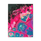 Bespattered Facade Fluid Art Abstract Painting Stretched Matte Canvas Art Prints | Multiple Sizes