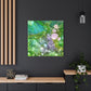 Bespattered Facade Resin Petri Macro Photograph Stretched Matte Canvas Art Prints | Multiple Sizes