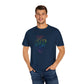 Bespattered Facade Rainbow Heart Line Art Premium Unisex Comfort Colors Garment Dyed 100% Cotton T-Shirt