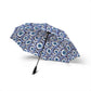 Evil Eye Foldable Umbrella — Compact Semi-Automatic Rain Parasol