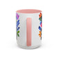 "Equality vs. Revenge" Rainbow Flowers Mug | Eight Colors | 11oz or 15oz
